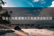 突发！内幕遭曝光引发崩溃连锁反应