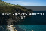 视频流出成年度话题，真相竟然如此狂喜