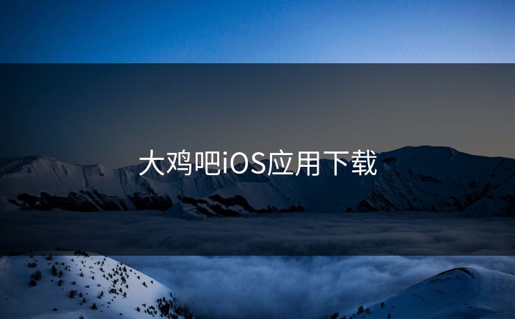 大鸡吧iOS应用下载